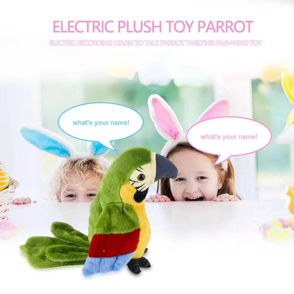 Cute Electric Talking Parrot Plush Toy - Genesis Global Boutique