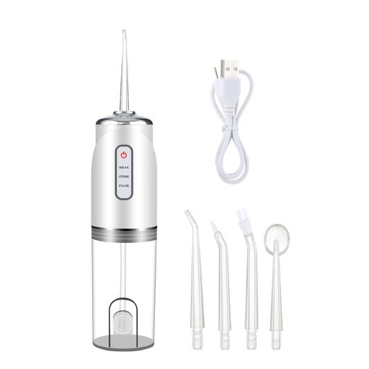 Portable Oral Irrigator Floss Pick Water Jet Teeth Whitening Cleaner - Genesis Global Boutique