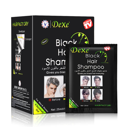 250ML Black Hair Shampoo For Men Women 5 Minutes - Genesis Global Boutique