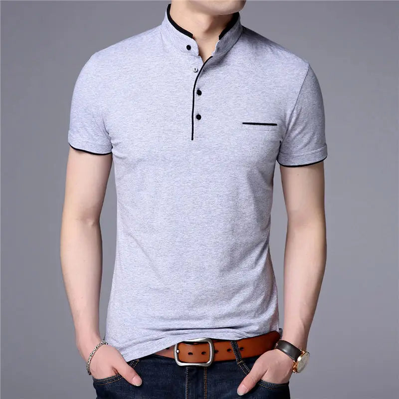 Short Sleeve T Shirt Men Spring Summer Cotton T-Shirt - Genesis Global Boutique