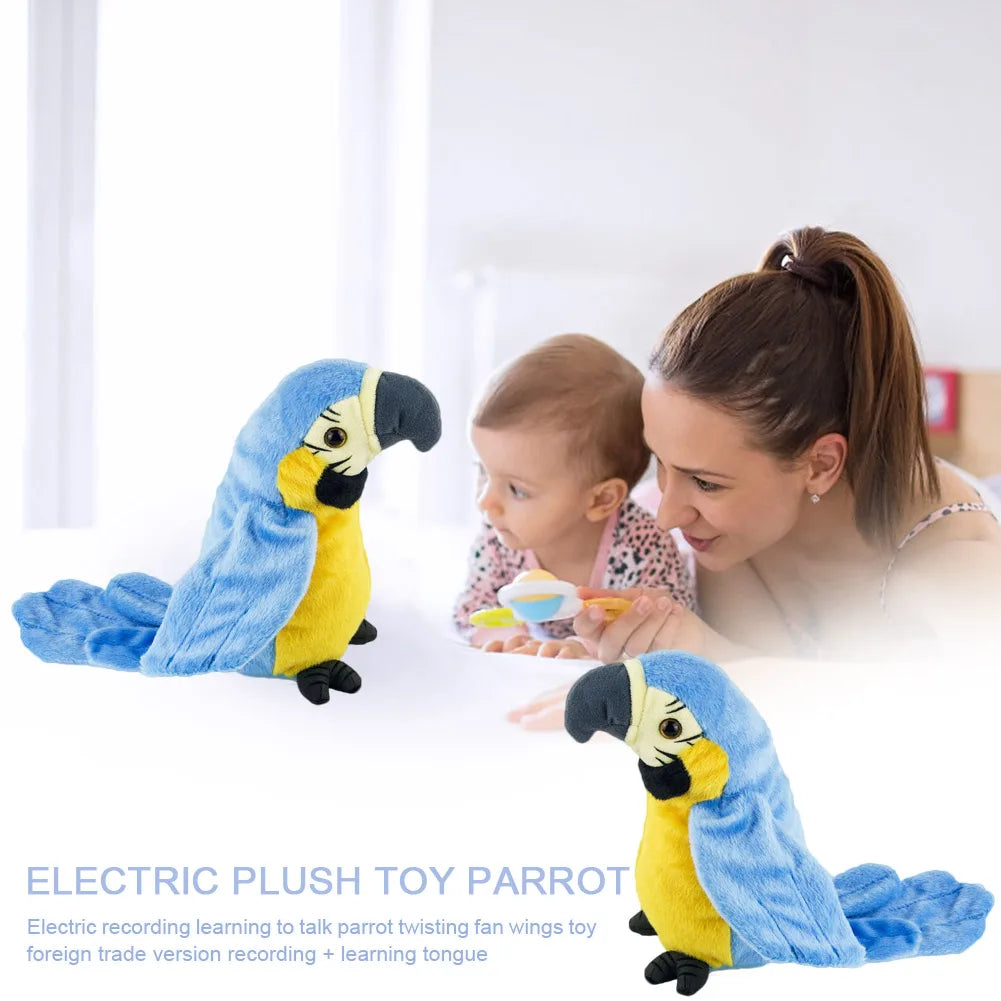 Cute Electric Talking Parrot Plush Toy - Genesis Global Boutique