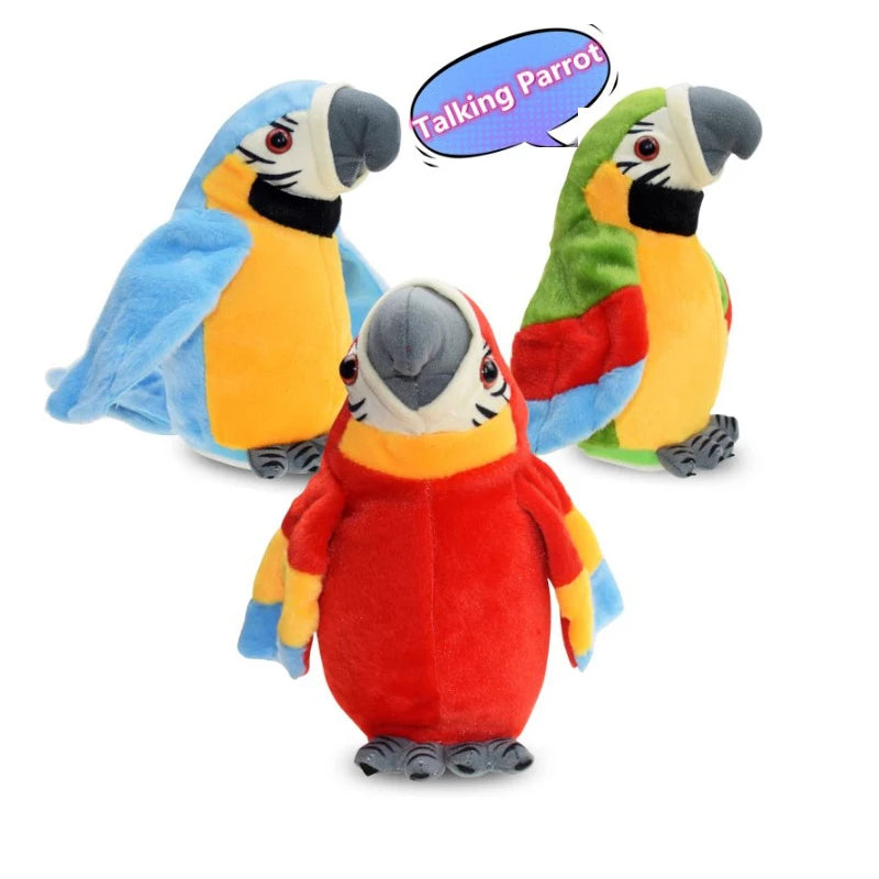 Cute Electric Talking Parrot Plush Toy - Genesis Global Boutique