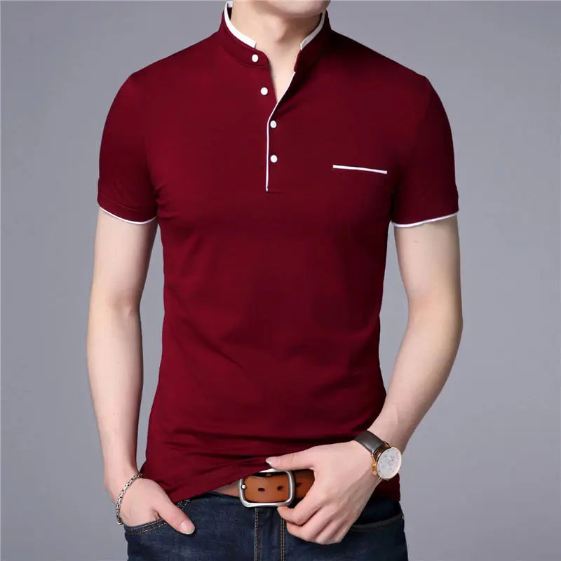 Short Sleeve T Shirt Men Spring Summer Cotton T-Shirt - Genesis Global Boutique