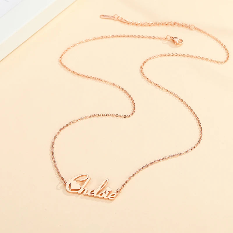 Sterling Silver Name Necklace Custom Necklaces - Genesis Global Boutique