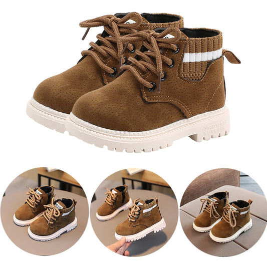Children Casual Shoes Soft Anti-Slip Boots Outdoor - Genesis Global Boutique