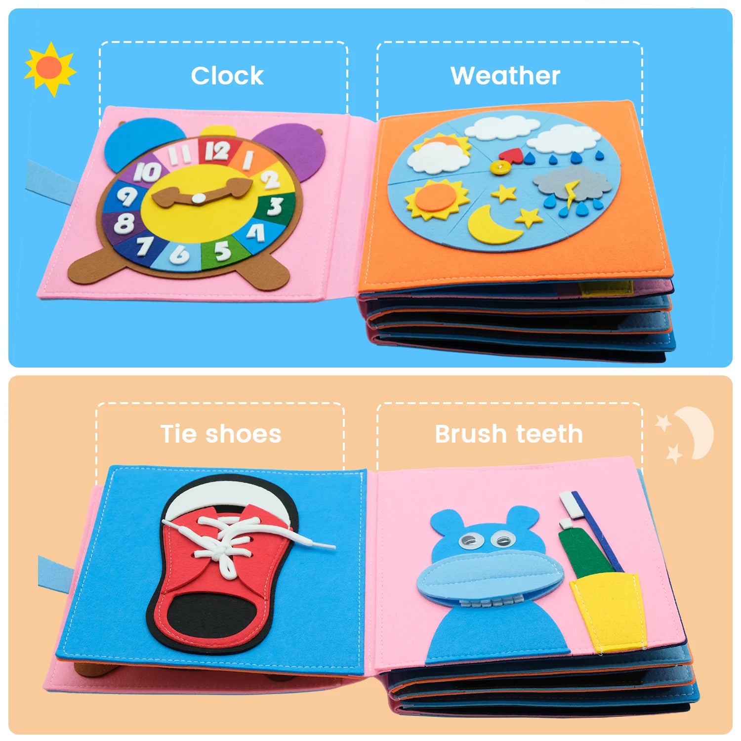 Math Early Learning Toys Cloth Book - Genesis Global Boutique