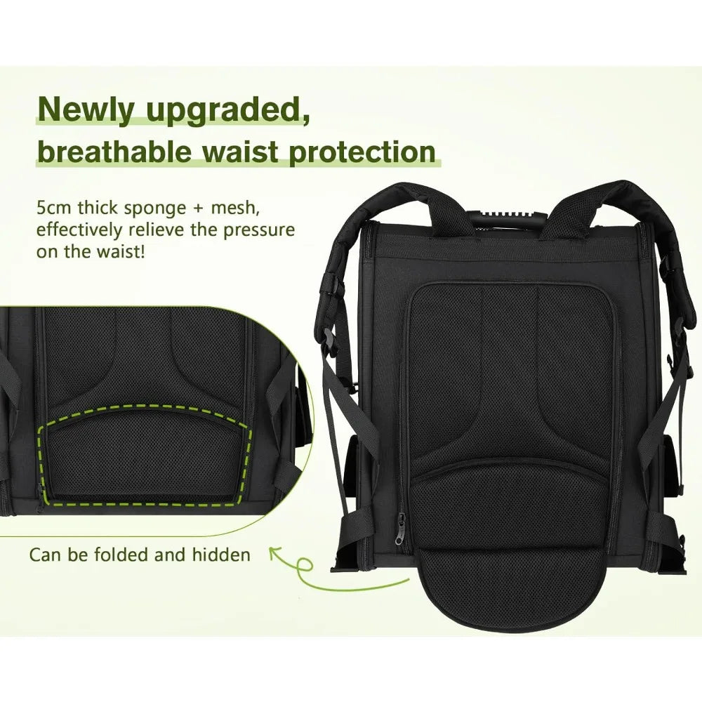 Expandable Pet Backpack with Breathable Mesh - Genesis Global Boutique