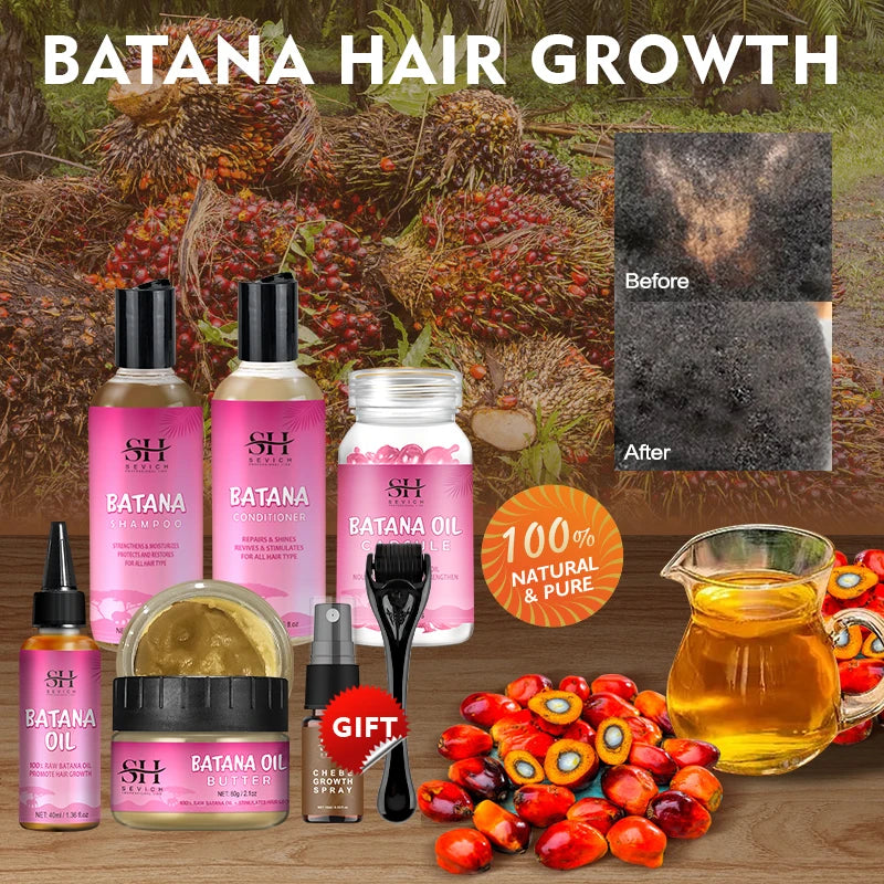 5pcs Honduras Batana Oil Hair Growth Set - Genesis Global Boutique