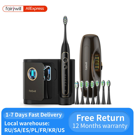 Fairywill Electric Toothbrush Ultra-Sonic Power Whitening Toothbrush - Genesis Global Boutique
