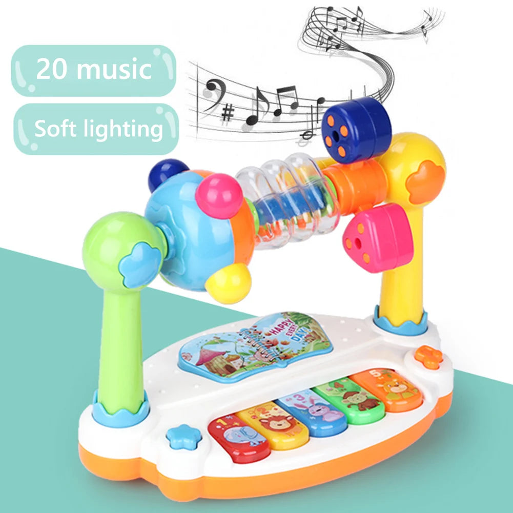 Rotating Mini Baby Music Piano Educational Keyboard  Toy - Genesis Global Boutique