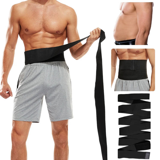 Waist Trainer Body Shaper Male Bandage Wrap Shapewear - Genesis Global Boutique