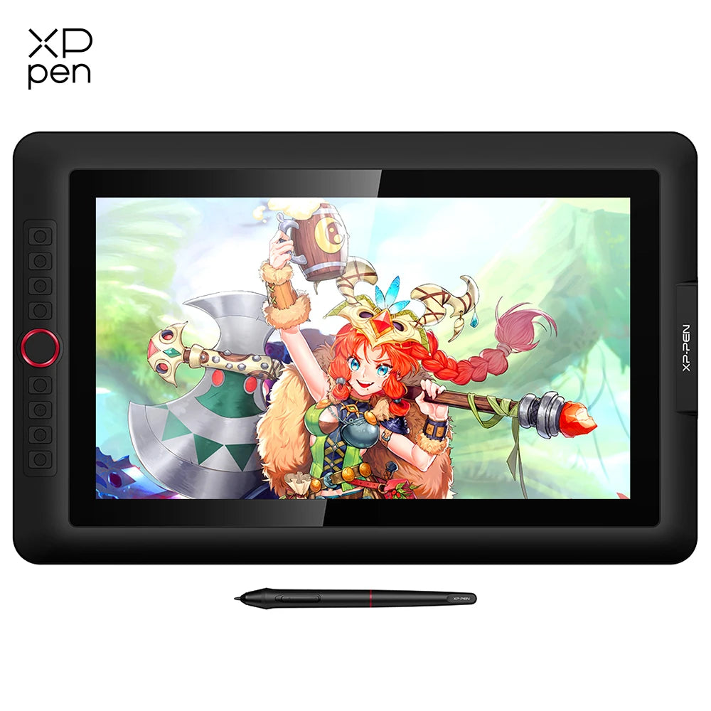 15.6 Pro Drawing Tablet Graphic Monitor Digital Animation Drawing Board with 60 Degrees of Tilt Function Art Design - Genesis Global Boutique