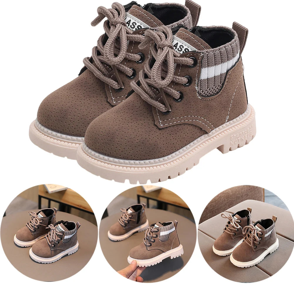 Children Casual Shoes Soft Anti-Slip Boots Outdoor - Genesis Global Boutique