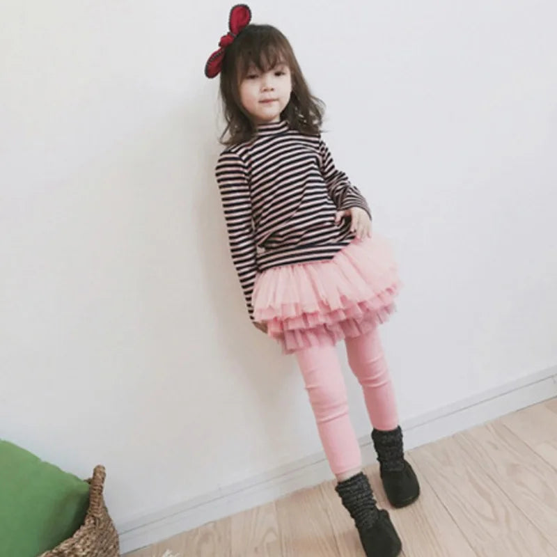 Girl Legging Skirt-Pants Warm Tutu Tights - Genesis Global Boutique