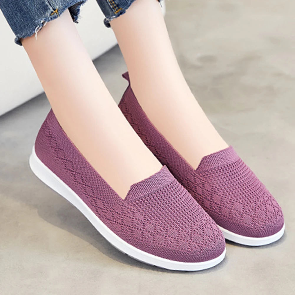 Women Running Summer Breathable Walking Woven Shoe Anti-slip - Genesis Global Boutique