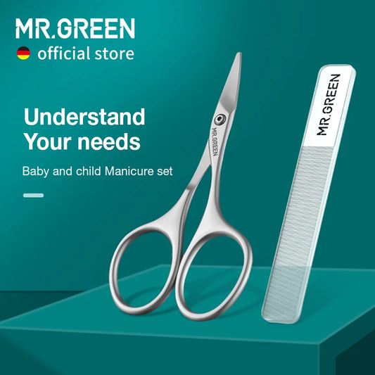 MR.GREEN Baby Safety Nail Scissors  Nail Care Clippers Cutter Newborn Baby - Genesis Global Boutique