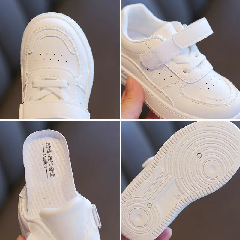 Tenis Sneakers Kids  Soft Soled Children Small White Shoe - Genesis Global Boutique