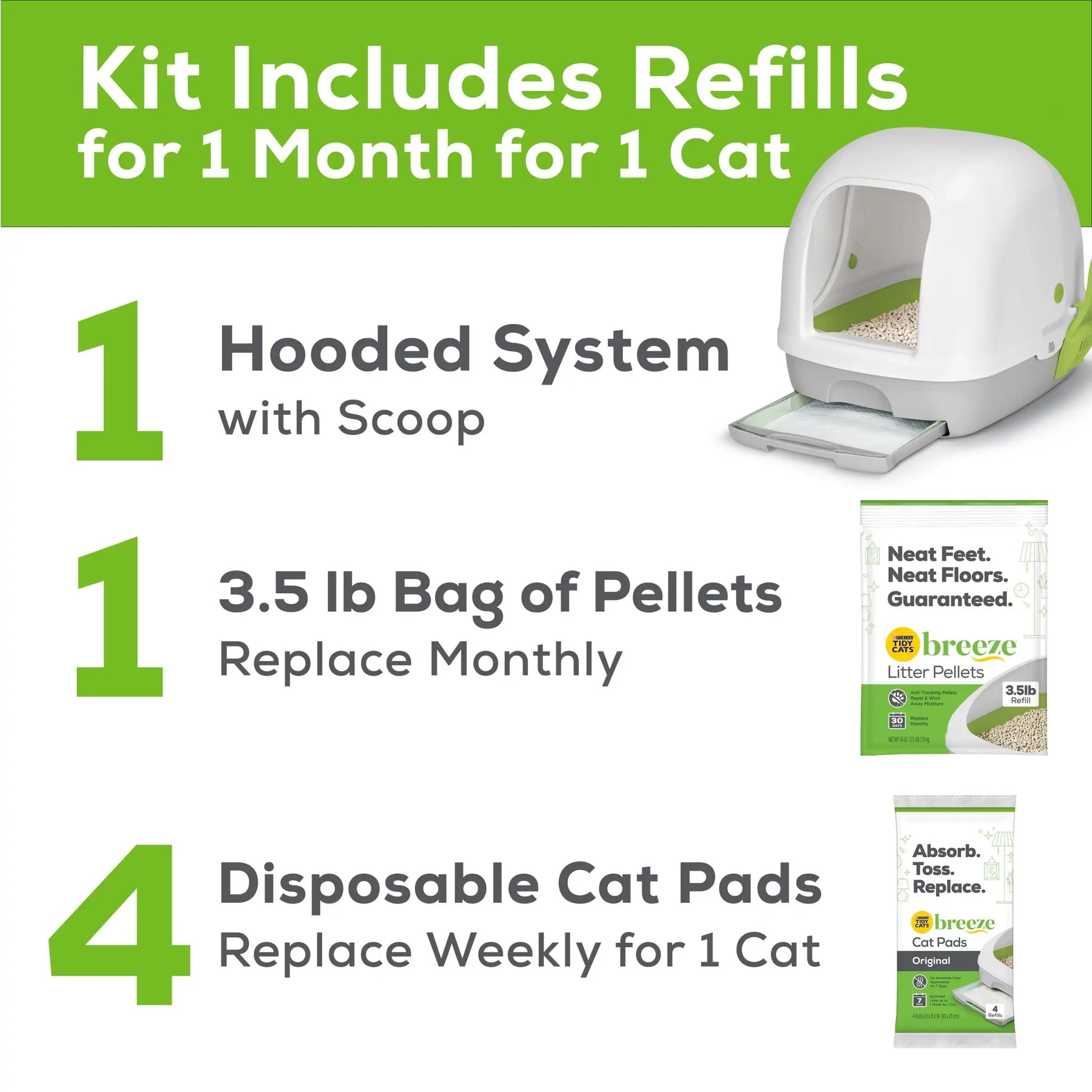 Purina Tidy Cats Hooded Litter Box System - Genesis Global Boutique