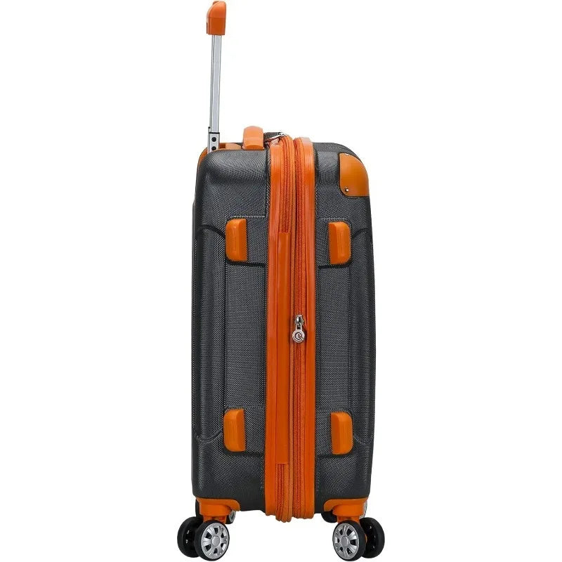 Hardside Spinner Wheel Luggage, Charcoal, 3-Piece Set (20/24/28) - Genesis Global Boutique