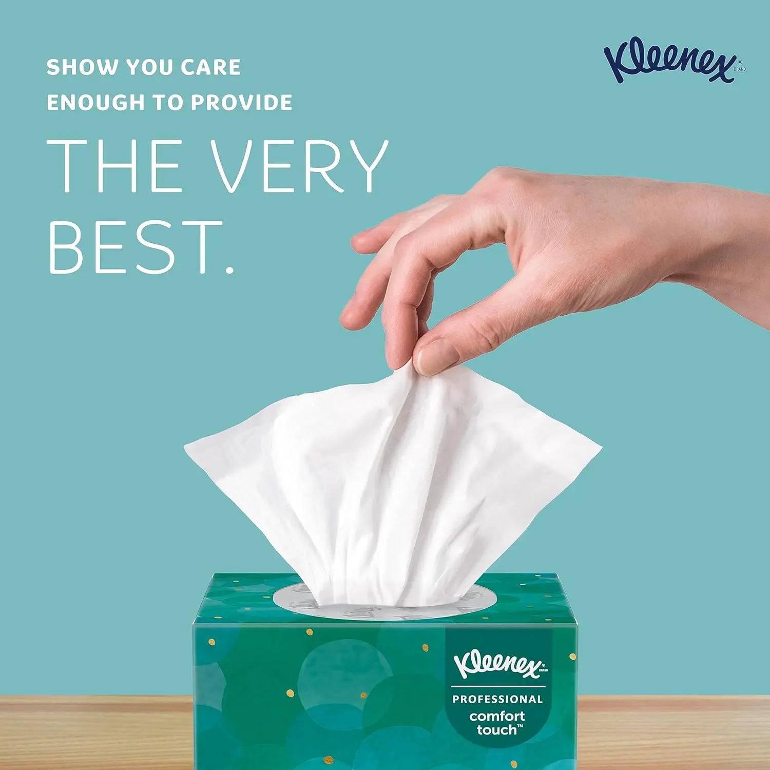 Kleenex® Professional Facial Tissue Cube for Business (21270), Upright Face Tissue Box, 90 Tissues/Box, 36 Boxes/Case, 3,240 Tis - Genesis Global Boutique