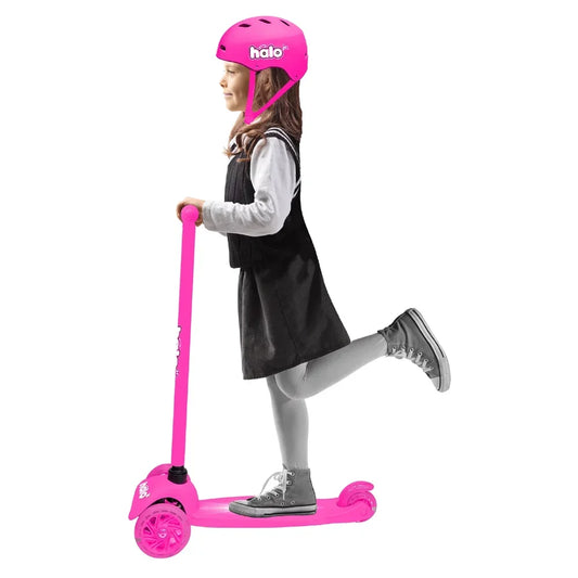 3 Wheel Scooter Combo - Super-Bright Light Up Wheels + Size Adjustable Helmet -scooter for kids - Genesis Global Boutique