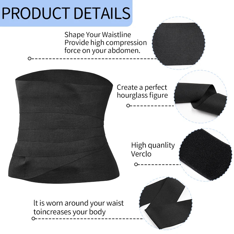 Waist Trainer Body Shaper Male Bandage Wrap Shapewear - Genesis Global Boutique