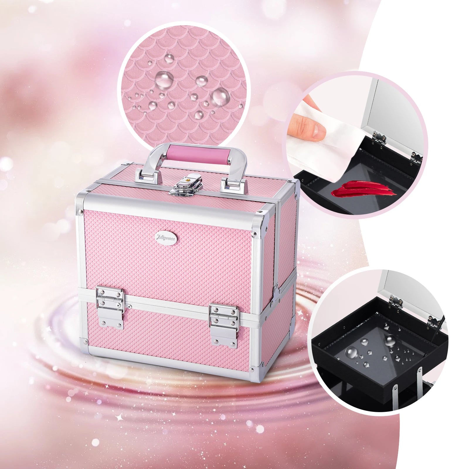 Professional Makeup Suitcase Portable Make Up  Case - Genesis Global Boutique