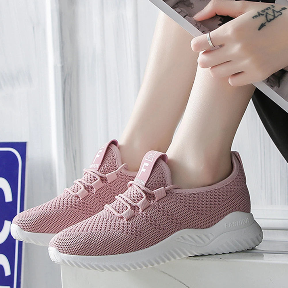 Women's Casual Sneakers Breathable Platform Shoes - Genesis Global Boutique