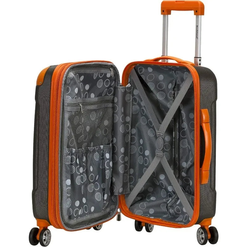 Hardside Spinner Wheel Luggage, Charcoal, 3-Piece Set (20/24/28) - Genesis Global Boutique