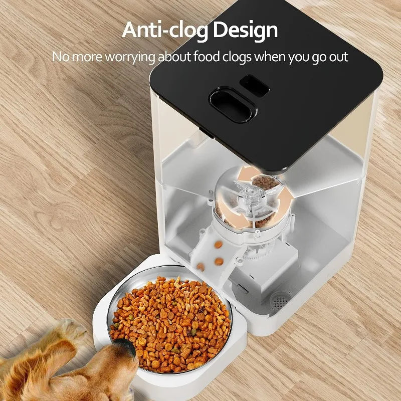 VOLUAS Automatic Cat Feeders - Pet Food Dispenser for Dry Food - Genesis Global Boutique