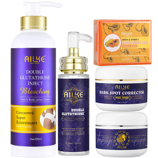 AILKE Glutathione 5-in-1 Women Skin Care Kit - Genesis Global Boutique