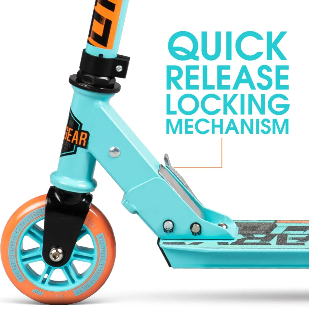 Madd Gear Carve Folding Kids Inline Kick Scooter - Lightweight Height Adjustable - Genesis Global Boutique