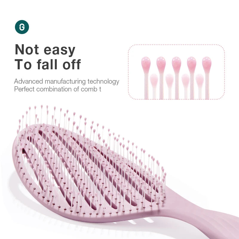 MR.GREEN Hollow Out Hair Brush, Detangling Tool - Genesis Global Boutique