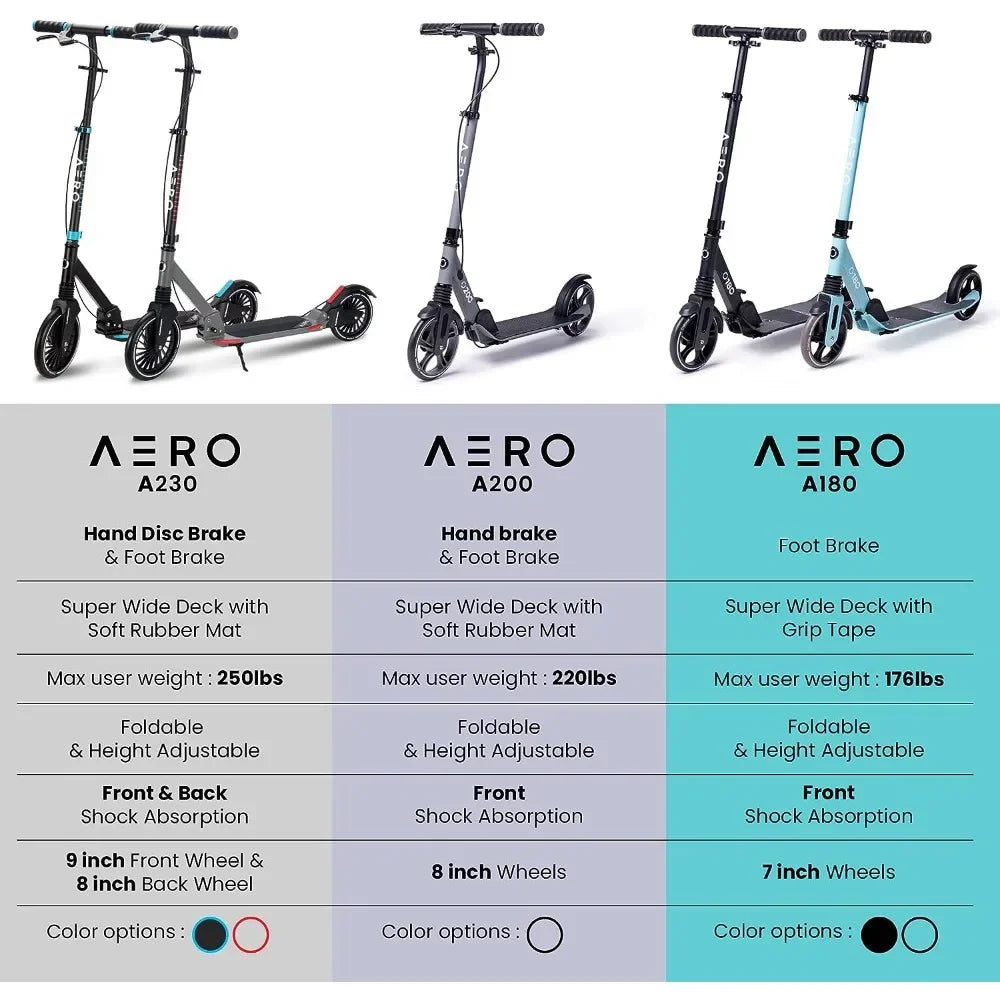 Commuter Scooters with Shock Absorption, Lightweight, Foldable - Genesis Global Boutique