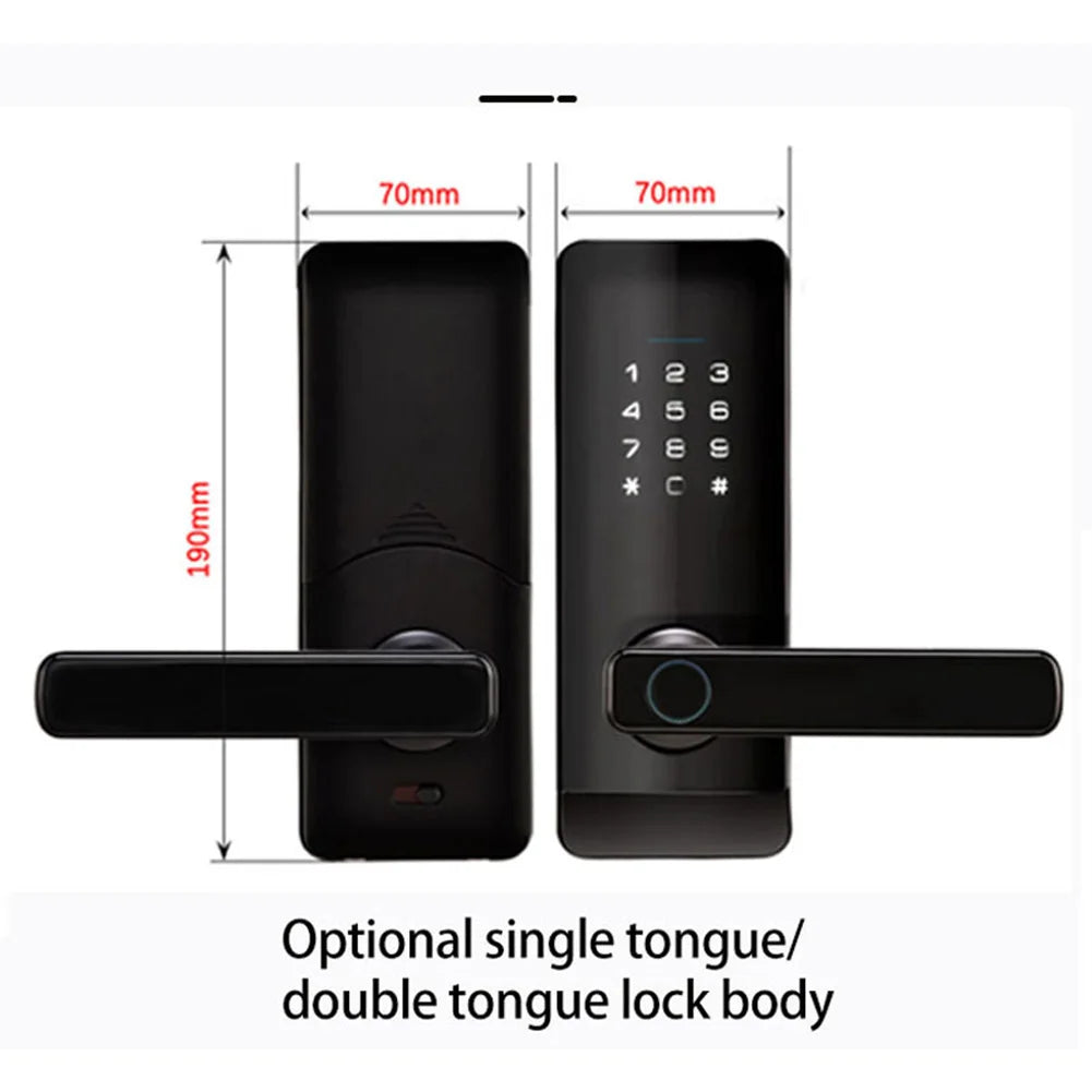 Tuya Wifi Smart Door Lock Bluetooth-Compatible APP Remote - Genesis Global Boutique