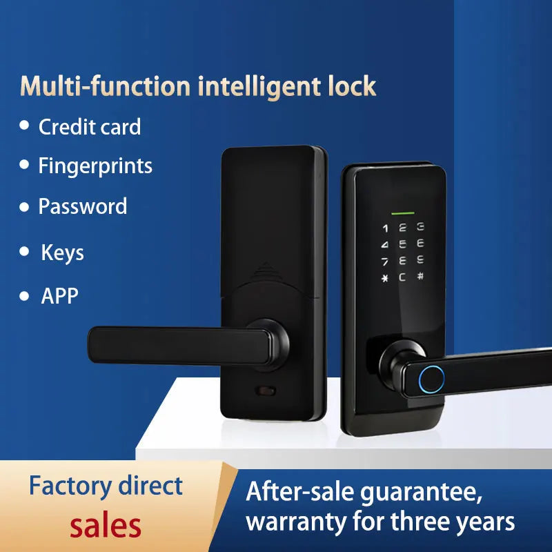 Tuya Wifi Smart Door Lock Bluetooth-Compatible APP Remote - Genesis Global Boutique