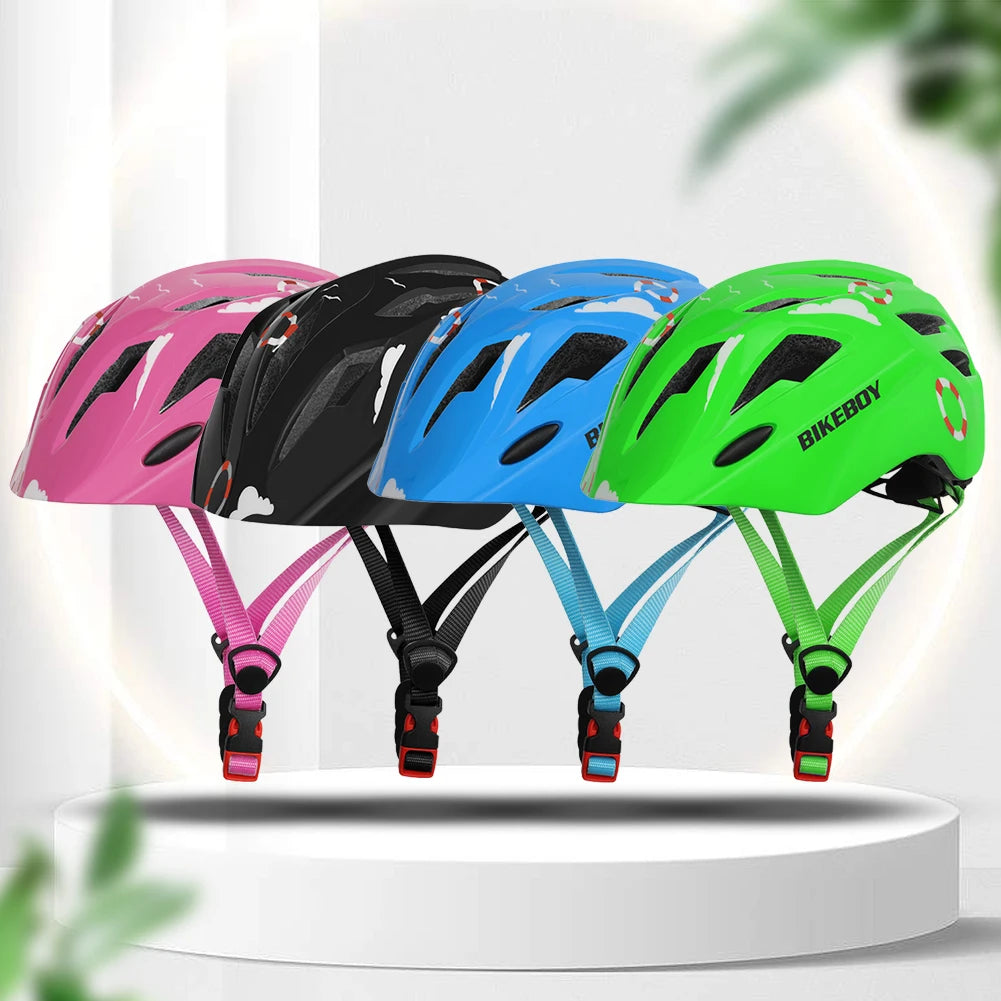 Kids Cycling Adjustable Safety Helmet with Taillights for Skateboard/Balance Bike - Genesis Global Boutique