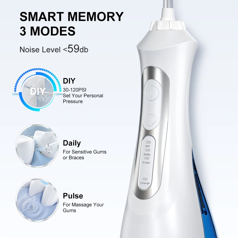 SEAGO Rechargeable Water Flosser Water Thread Oral Dental Irrigator - Genesis Global Boutique