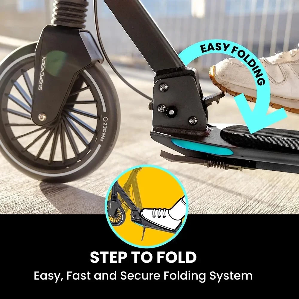 Commuter Scooters with Shock Absorption, Lightweight, Foldable - Genesis Global Boutique