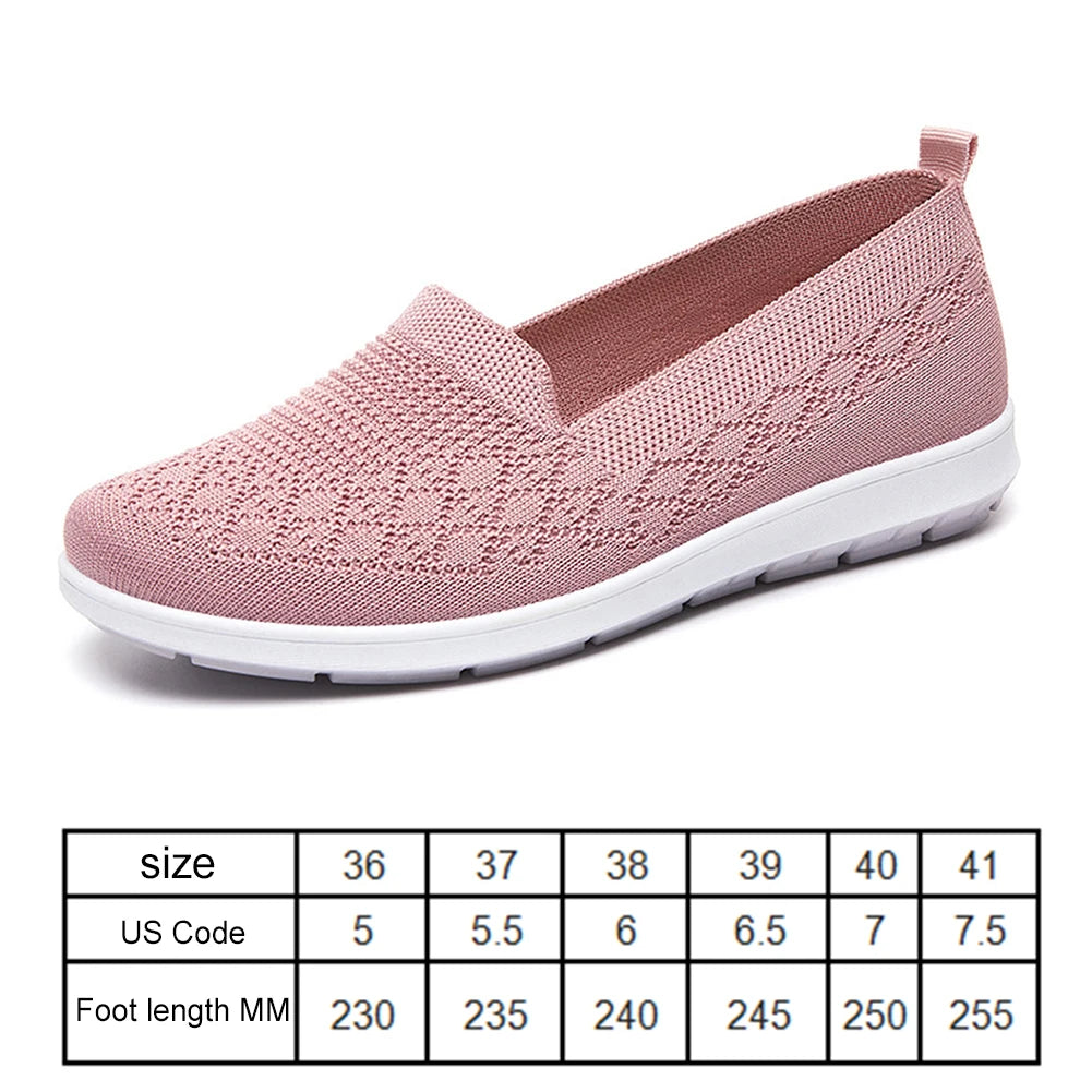 Women Running Summer Breathable Walking Woven Shoe Anti-slip - Genesis Global Boutique