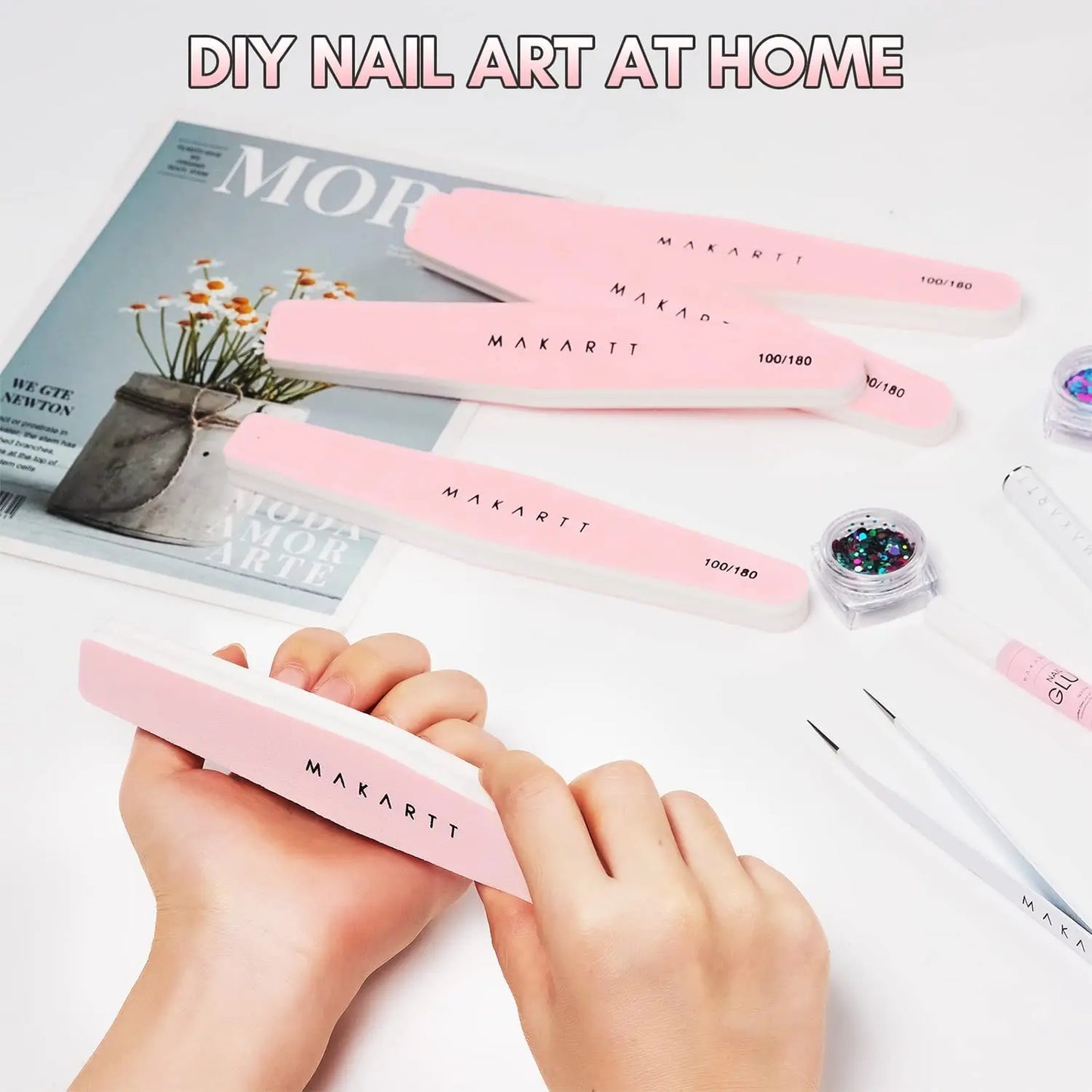 Makartt Nail Buffer Block Nail Prep Sponge Nail Files - Genesis Global Boutique