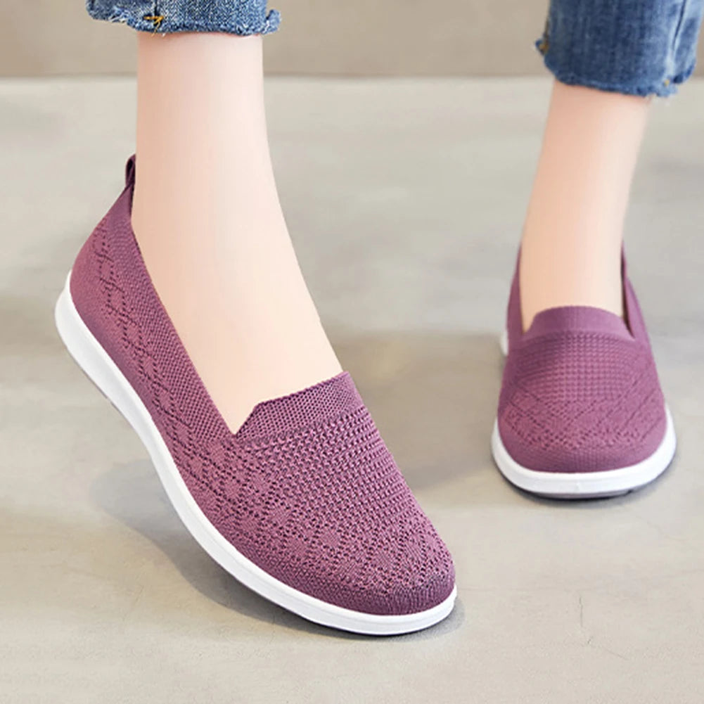 Women Running Summer Breathable Walking Woven Shoe Anti-slip - Genesis Global Boutique