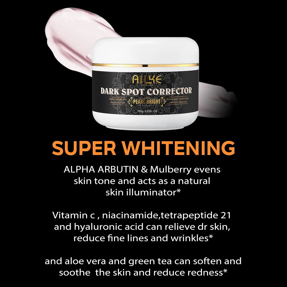 AILKE Organic Dark Spot Corrector/Knuckle Whitening Cream/Sun Spots/Age Spot Remover